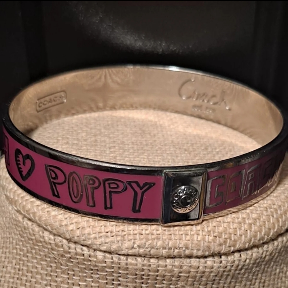 NWOT Coach Pink Poppy Bracelet!